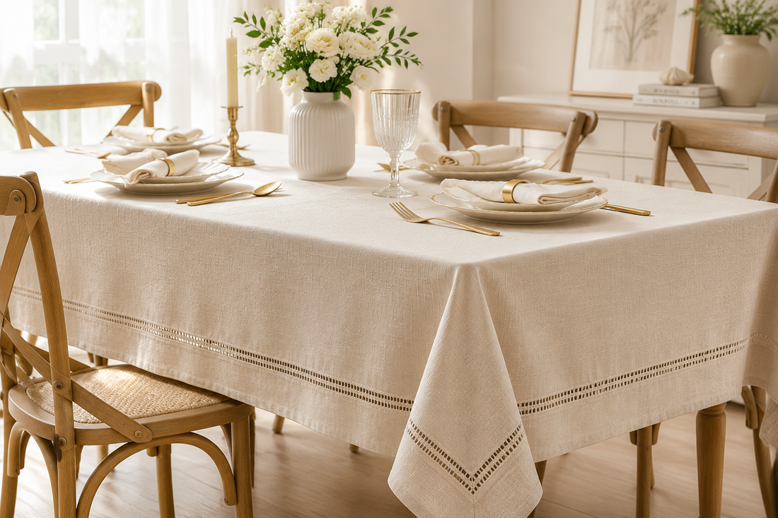 Elevate Every Gatheringwith Timeless TableclothsMade for Every Moment