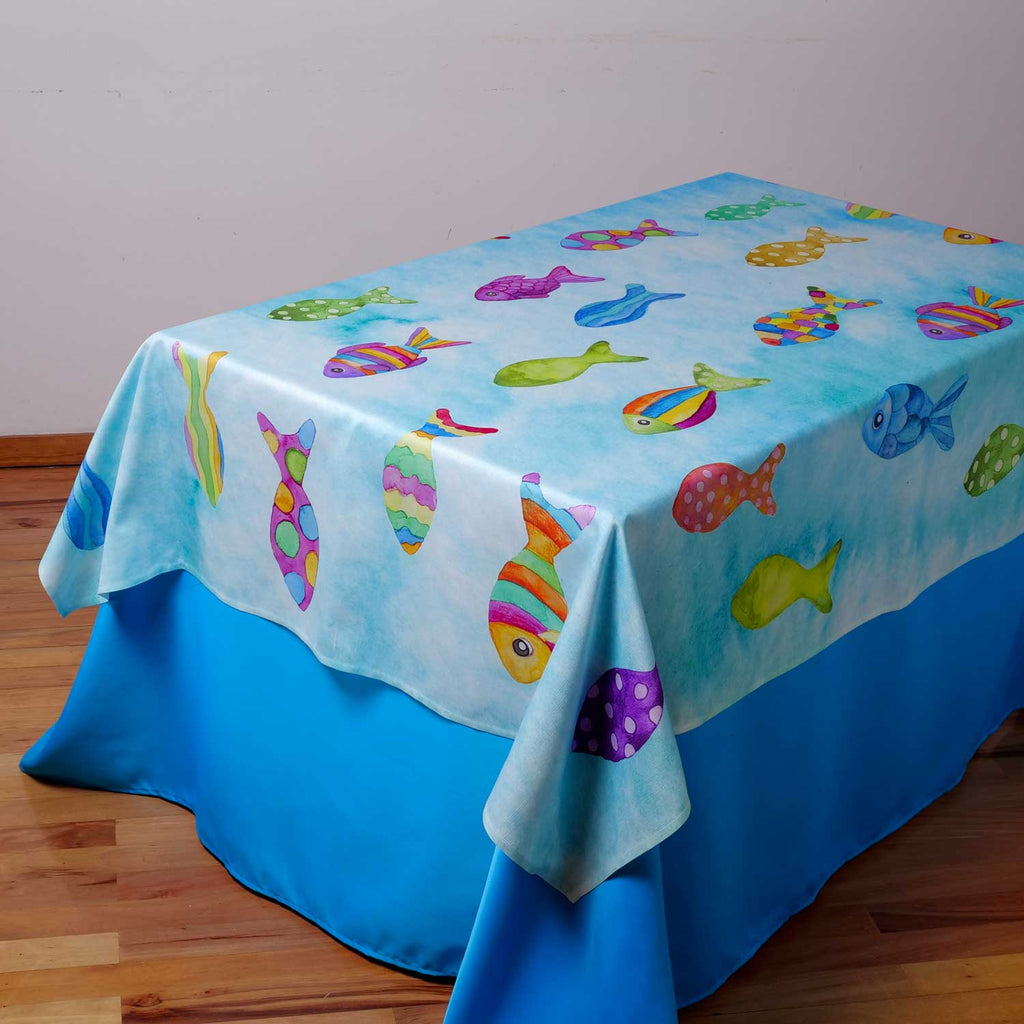 Tovaglia decoro Pesci Pittura