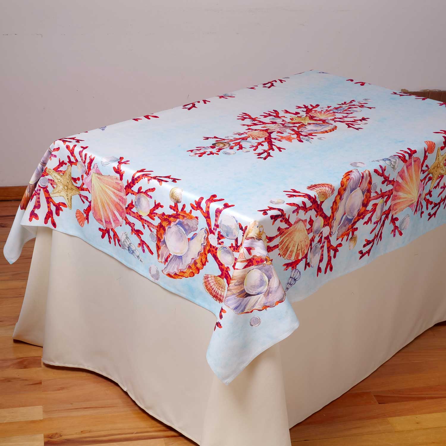 Tovaglia decoro Coralli e Perle