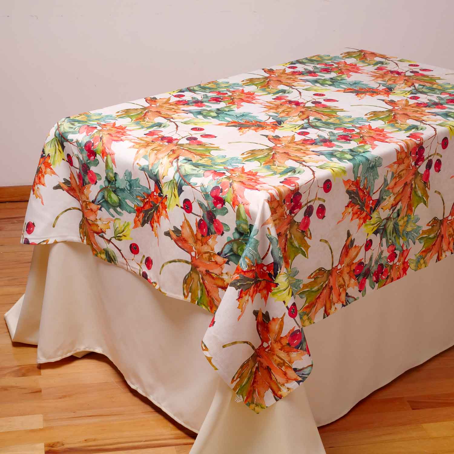 Tovaglia decoro Foglie e Bacche