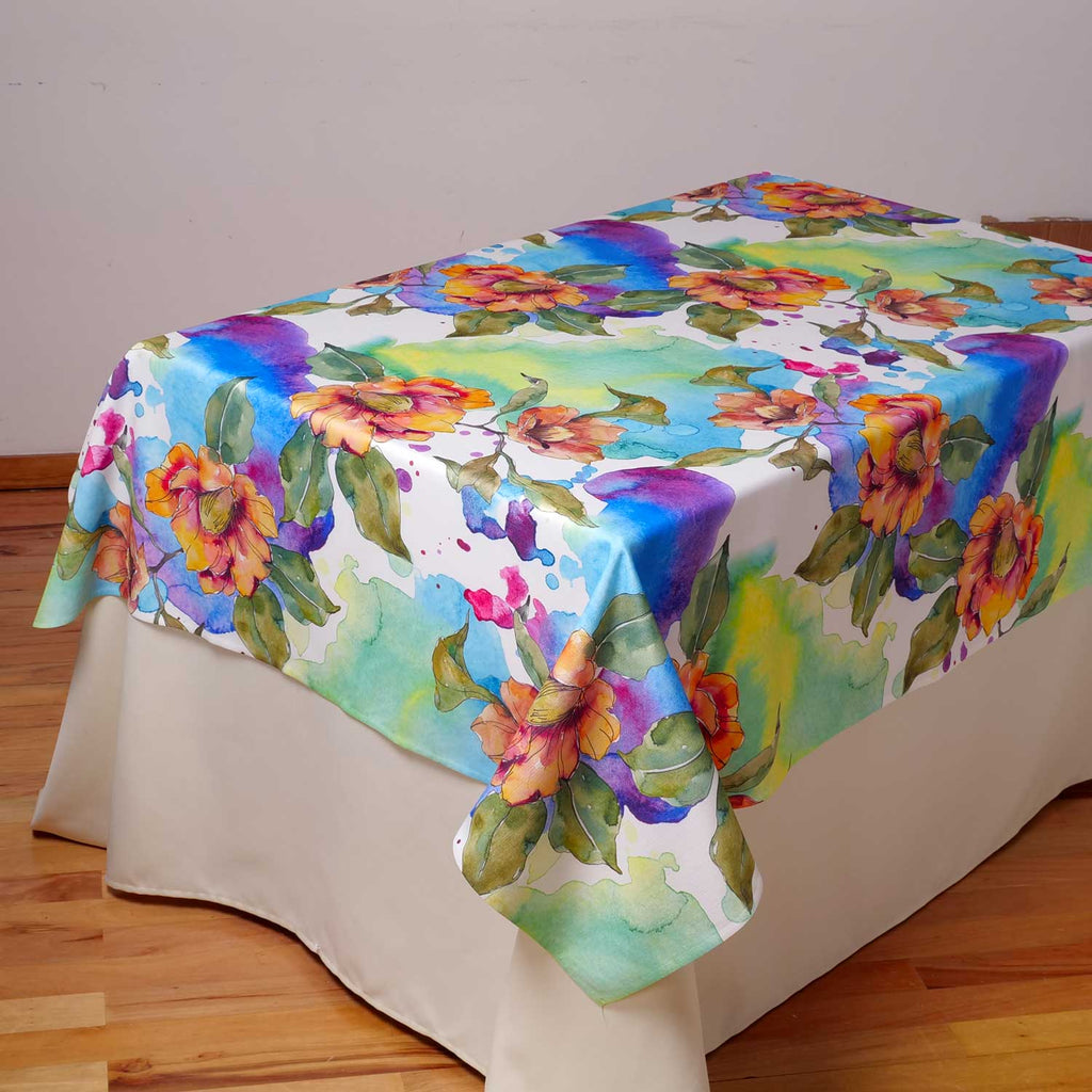 Tovaglia decoro Fiori Mela Cotogna