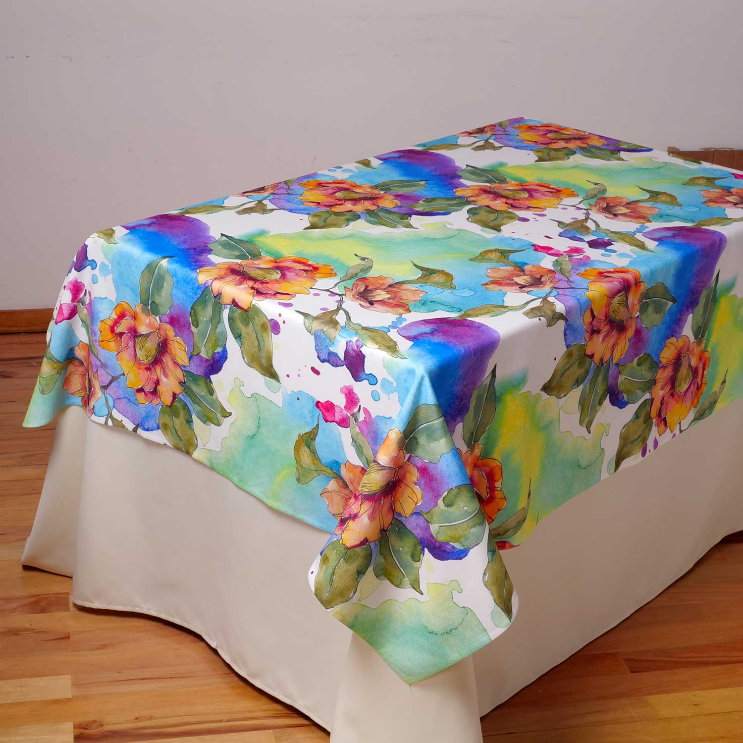 Tovaglia decoro Fiori Mela Cotogna