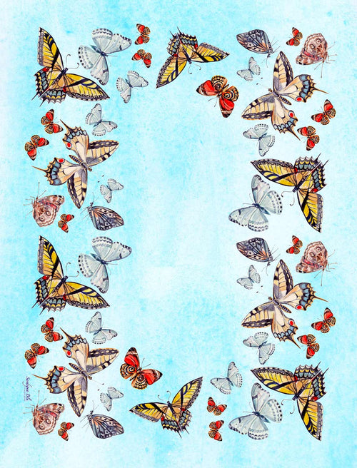 Tovaglia decoro Farfalle