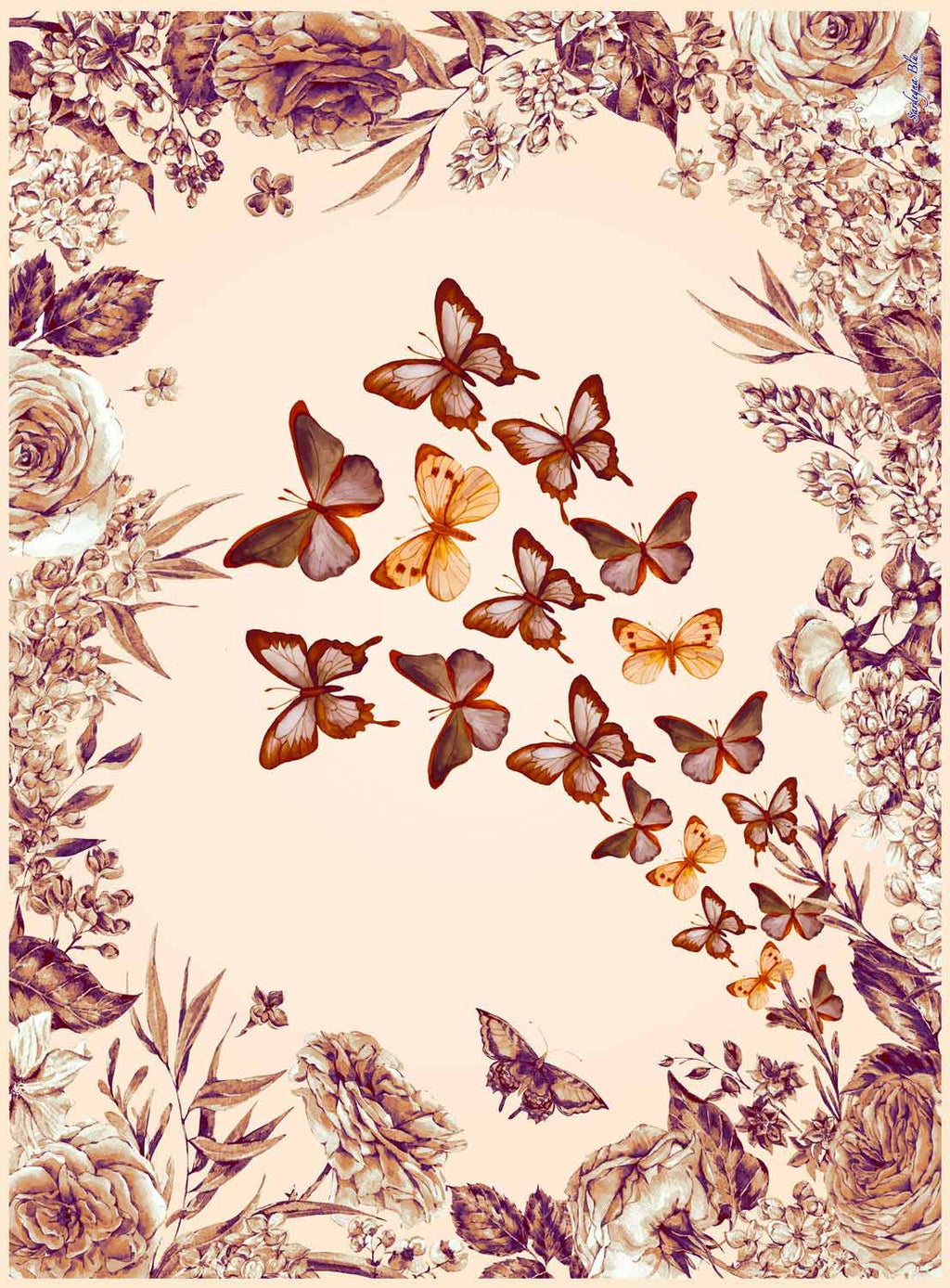 Tovaglia decoro Farfalle in Volo