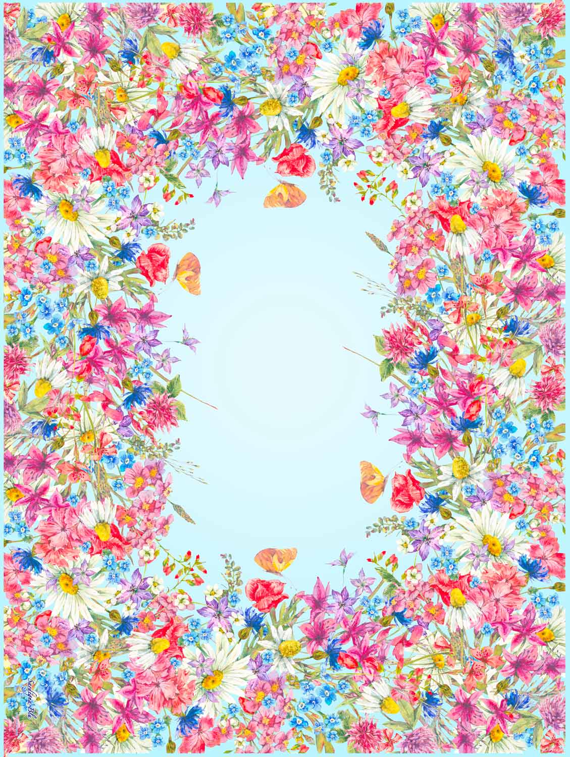 Tovaglia decoro Fiori