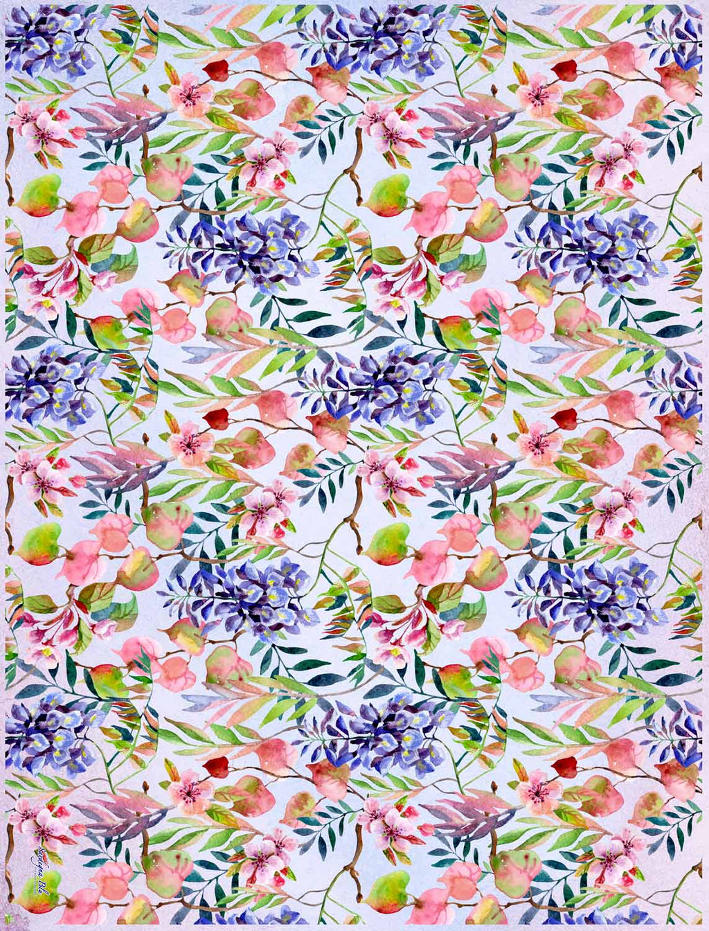 Tovaglia decoro Fiori Lilla