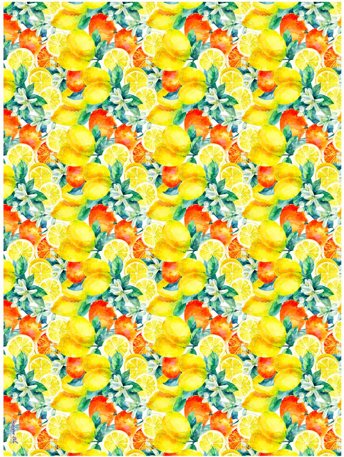 Tovaglia decoro Limoni