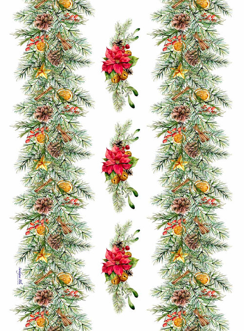 Tovaglia con decorazioni Natale 3